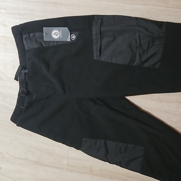 NWT Men's Volcom "MuzzerTripper Fleece Pant" Black in Various Sizes - Picture 2 of 8